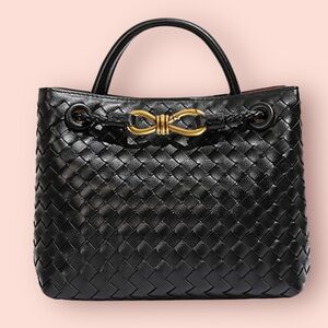 Top Handle Vegan Leather Bag Small